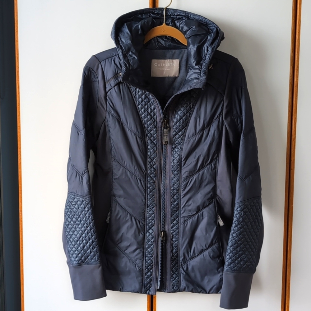 Athleta Rock Ridge Jacket Astronomy Grey S